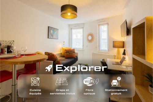 Studio Premium tout équipé - Arrivée autonome - fibre - café inclus