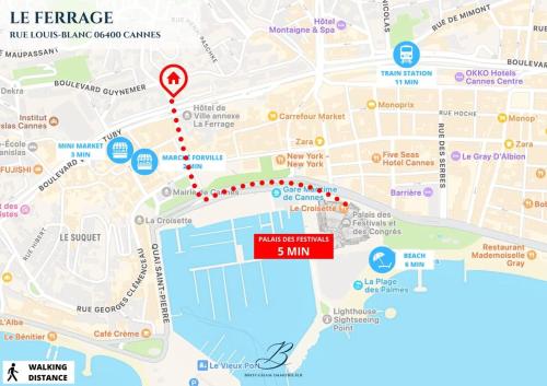 SUNBLUE - Accommodation Center Cannes & port