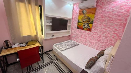 Lova arba lovos apgyvendinimo įstaigoje Hotel Bergmann