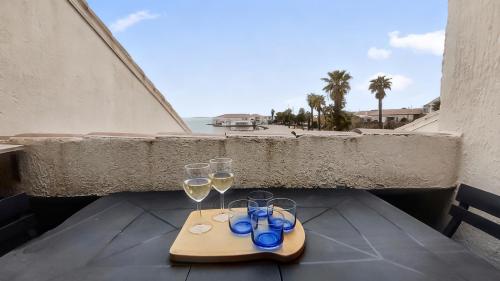 T2 Moderne, Cosy, Terrasse vue Mer & climatisation
