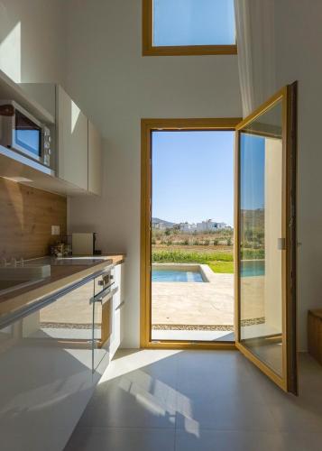 Nour, Modern High-Ceiling Retreat with Pool in Plaka Naxos
