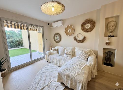 Plage à 100m magnifique T2 avec jardin privé