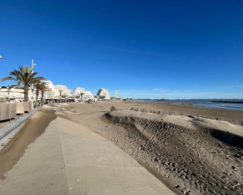 Studio 50 m du port et 200 m de la plage