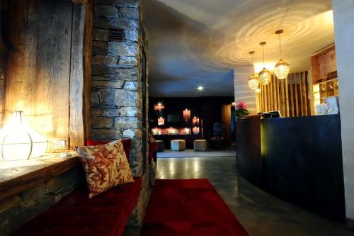 Chalet Eden Eco Hotel, Restaurant & Wellnessにあるシーティングエリア