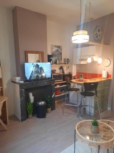 Dapur atau dapur kecil di Petit cosy