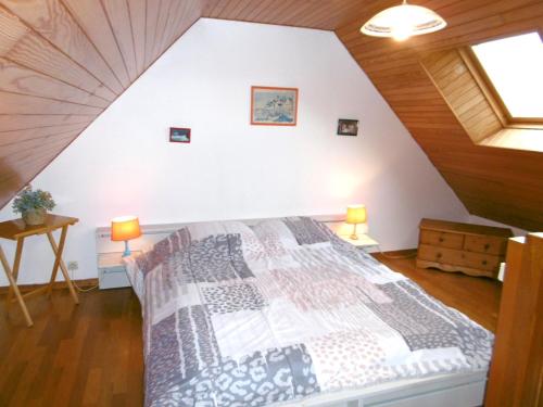 Postel nebo postele na pokoji v ubytování Maisonnette Urielle