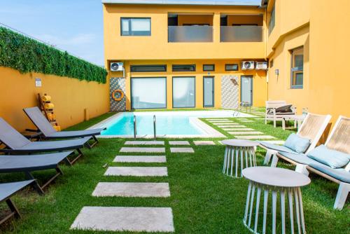 Bazén v ubytování Maculusso Boutique Hotel nebo v jeho okolí