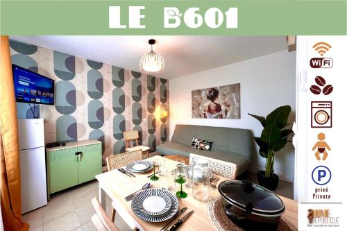 B601 Appartement avec une chambre et parking privé à St Georges sur Baulch