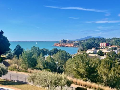 a view of the water from a hill at Olimar, vistas al mar y relax junto a la playa in L'Ampolla