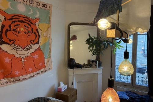 Bright apartment in Pantin near Paris