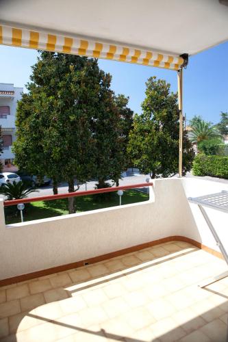 a view from the outside of a building with a patio at Residence Atlante in Leporano