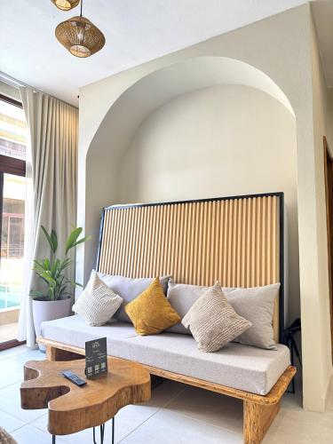 Posezení v ubytování Hotel Entrelunas