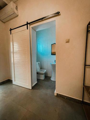 Et badeværelse på La Savane