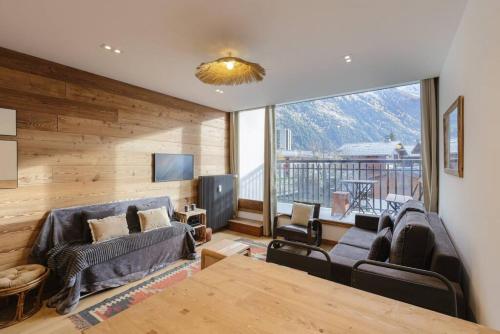 Vallee Blanche Central 4pax Vue MtBlanc Parking 400m Remontee