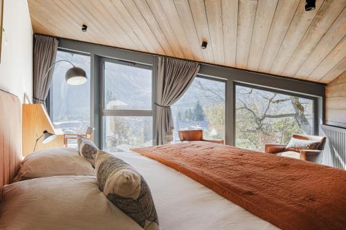 Le Murger Chalet de Luxe 240m2 6 CH Vue MtBlanc Sauna