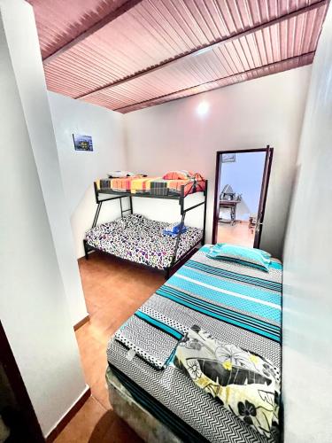 Llit o llits en una habitació de Donde Rafa