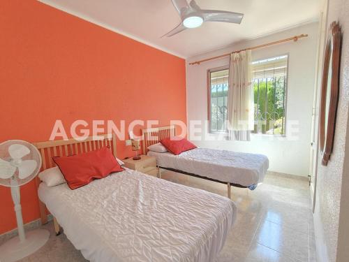 Villa ensoleillée avec piscine privée & WIFI, 3 chambres