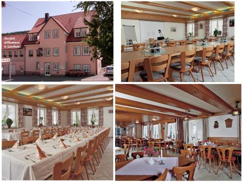 ห้องอาหารหรือที่รับประทานอาหารของ Gasthaus Kranz