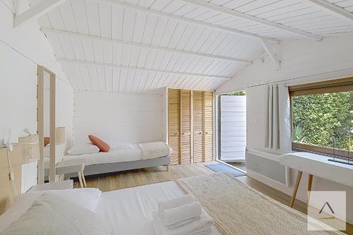 Llit o llits en una habitació de La Hoguette