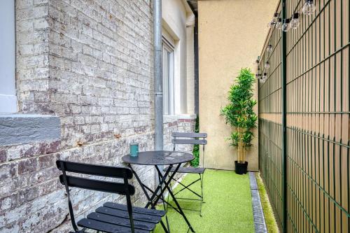 Chez jeanne - Studio rénové balnéo et balcon centre