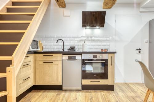 L'écureuil voyageur joli duplex centre