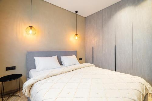 Katil atau katil-katil dalam bilik di Black Pine House