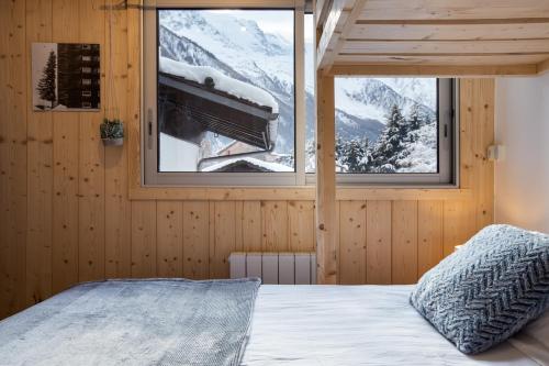 Savoy Cosy 1CH pied pistes Hypercentre Vue MtBlanc
