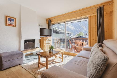 Savoy Cosy 1CH pied pistes Hypercentre Vue MtBlanc