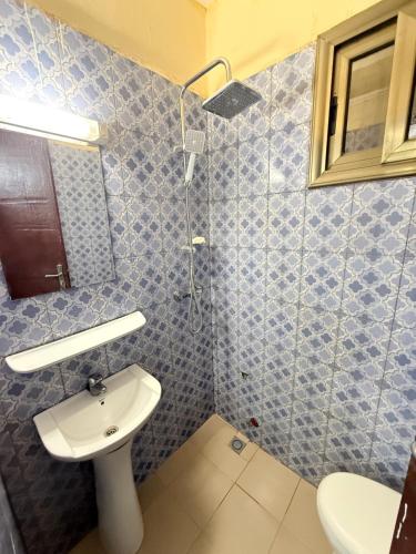 Et badeværelse på Résidence Mp