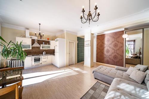 Eldhús eða eldhúskrókur á Guido apartament