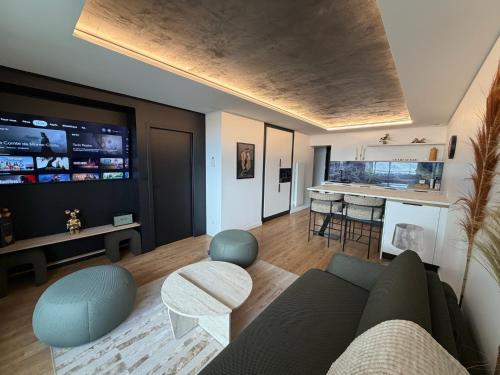 Appartement d'architecte face à la mer