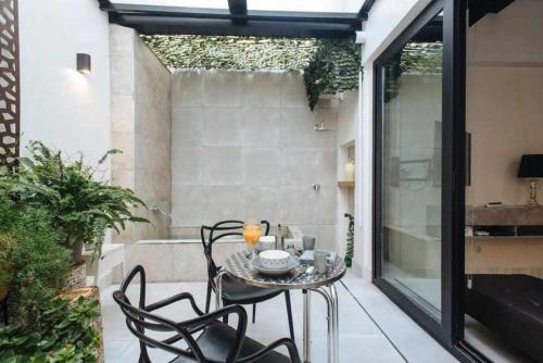 Lujoso loft con piscina y espacio office