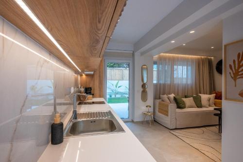 Zona d'estar a Nadia Suites