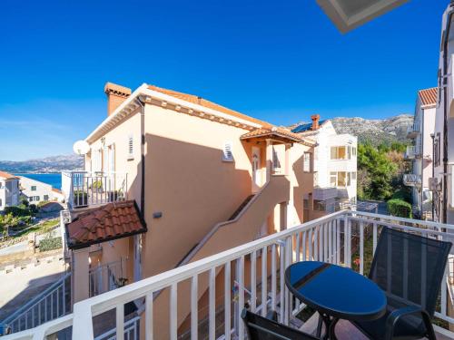 Apartments Senjo - Studio Apartment with Balcony with Sea View Apartman 4
