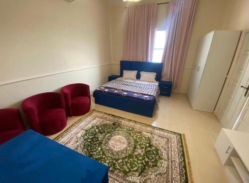 Katil atau katil-katil dalam bilik di Abu dhabi Elegant Studio