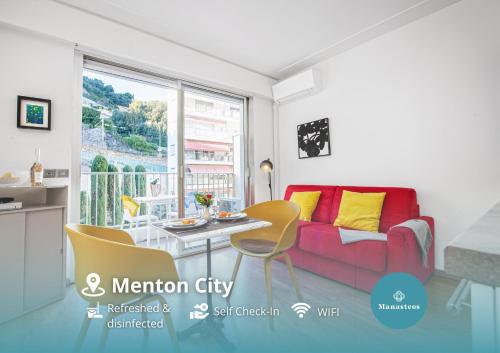 Menton proche plage et centre - Coquet studio - FG