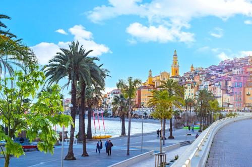 Menton proche plage et centre - Coquet studio - FG
