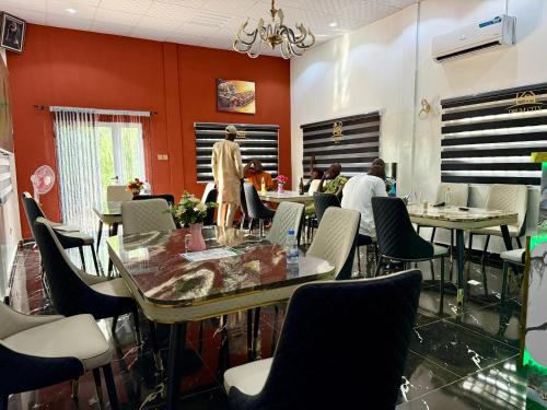 Zona d'estar a Drum City Hôtel