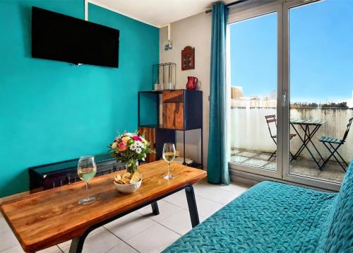 Charmant T2, cosy et Moderne près des remparts
