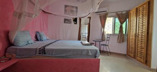 Llit o llits en una habitació de Villa Saraba