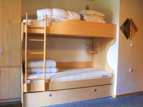 a couple of bunk beds in a room at Apartments Rogla in Zreče