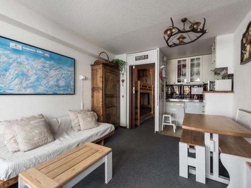 Studio lumineux skis aux pieds avec balcon à Tignes