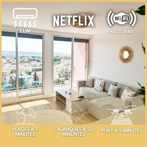 Renovated T3 Accommodation - Air Cond