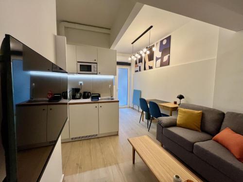 Køkken eller tekøkken på Carlo's Apartment