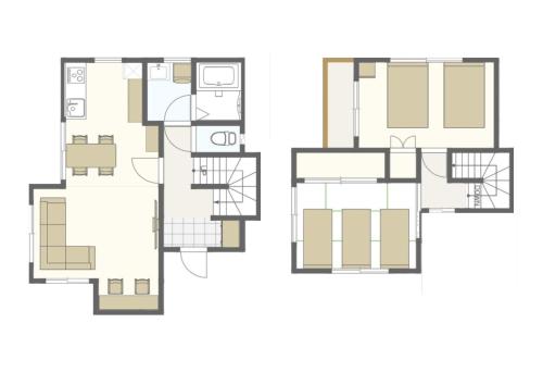 a drawing of the floor plan of a house at ATW Tokyo Near the station Close to Asakusa Airport For infants and toddlers in Tokyo