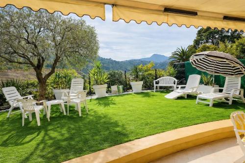 Appartement La Napoule 2 chambres terrasse, jardin classé 3 étoiles