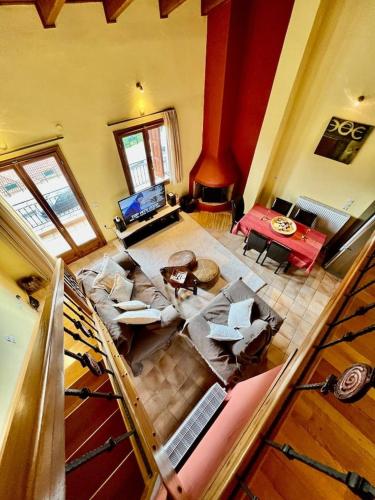 Prostor za sedenje u objektu Clockview Arachova