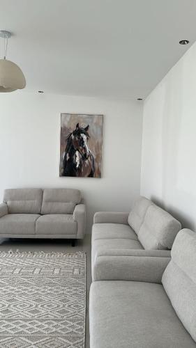 Zona d'estar a استراحة جبل ينس