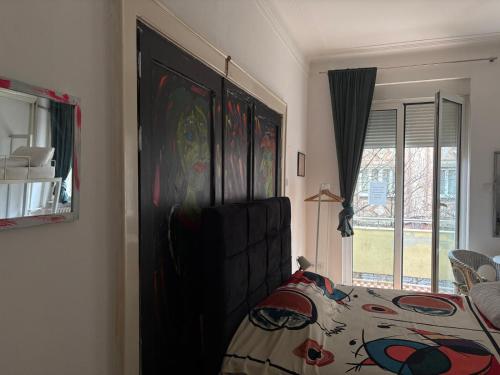 Postelja oz. postelje v sobi nastanitve Hostel Beogradjanka