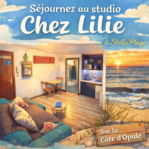Chez Lilie, Studio cosy classé 2 étoiles Plage de Stella
